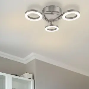 COSYLYTE Juni 3 Ring Integrated LED  Ceiling Flush Light